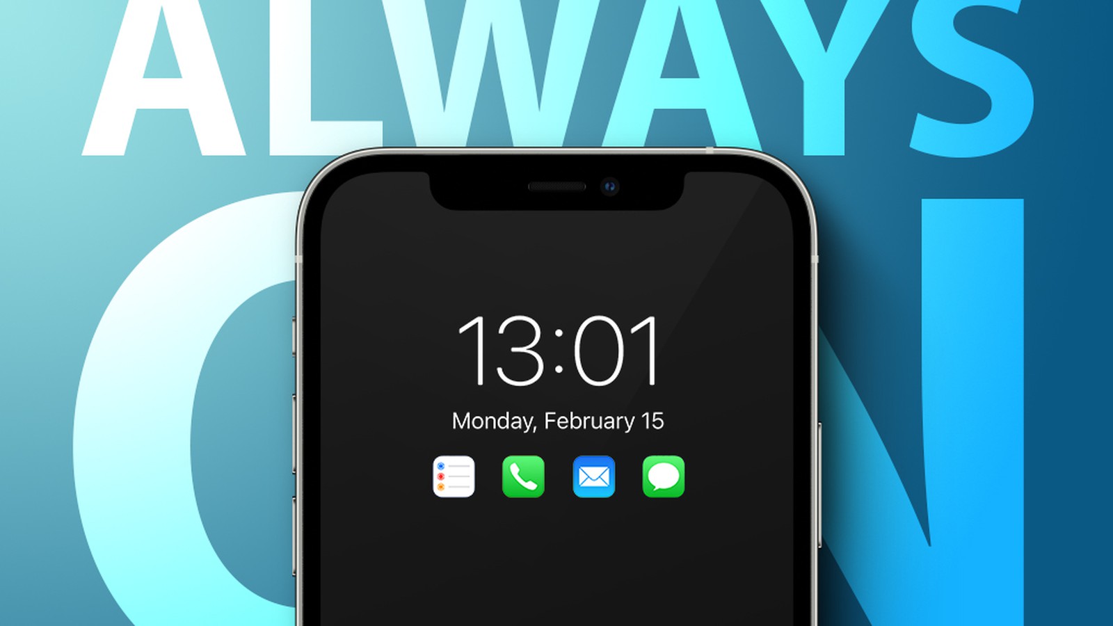 iPhone-13-ہمیشہ-آن فیچر iPhone 13 ہمیشہ پر