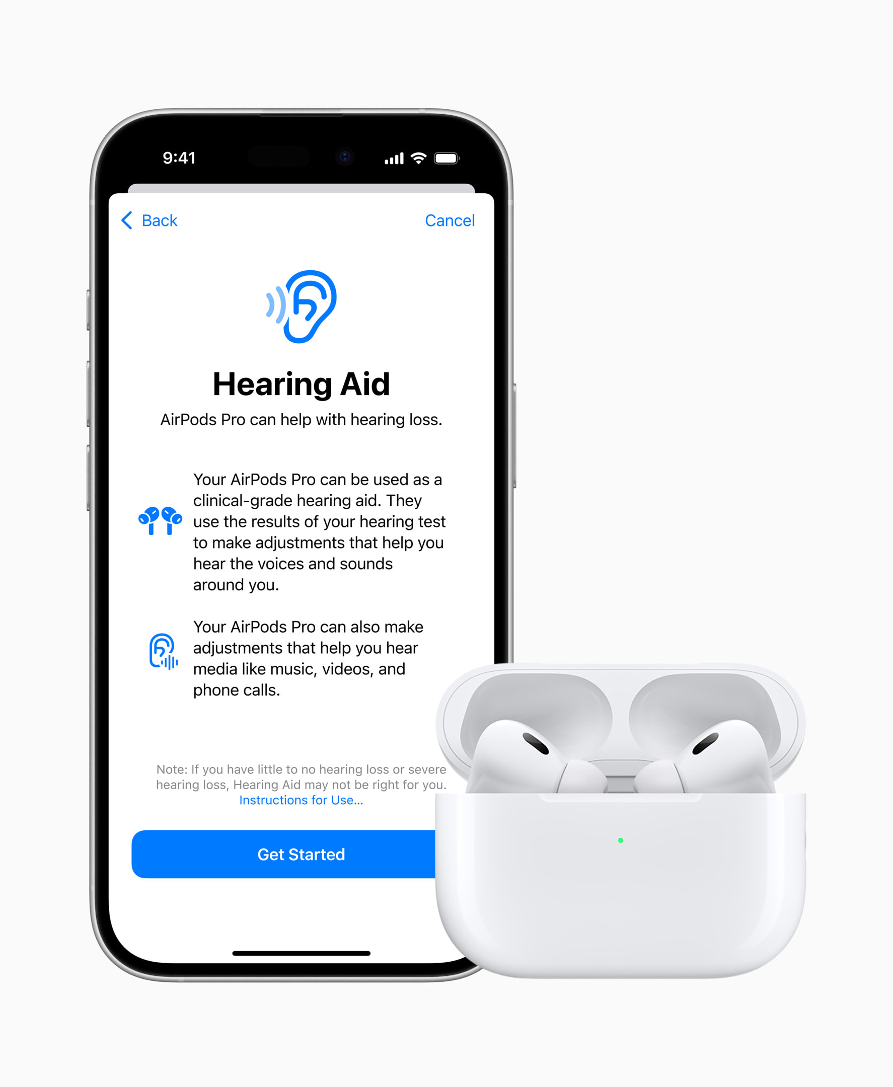 Apple-AirPods-ہیئرنگ ایڈ-240909 Apple AirPods سماعت کی امداد 240909